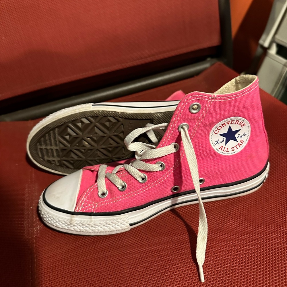 Converse All Star, Hot Pink Size 3Y